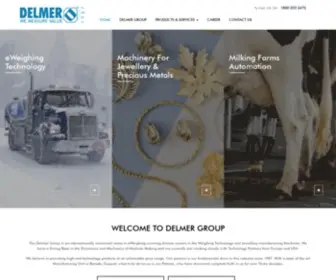 Delmer.in(The Delmer Group is a globally known and respected name in the field of eWeighing (weighing scales)) Screenshot