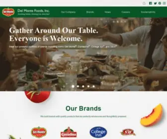 Delmontefoods.com(Del Monte Foods) Screenshot