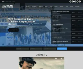 Delmosports.com(Voted the Best Triathlons in the USA) Screenshot