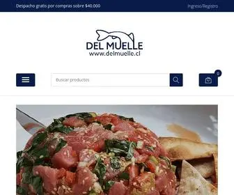 Delmuelle.cl(Del Muelle l Pescados y Mariscos premium a domicilio) Screenshot