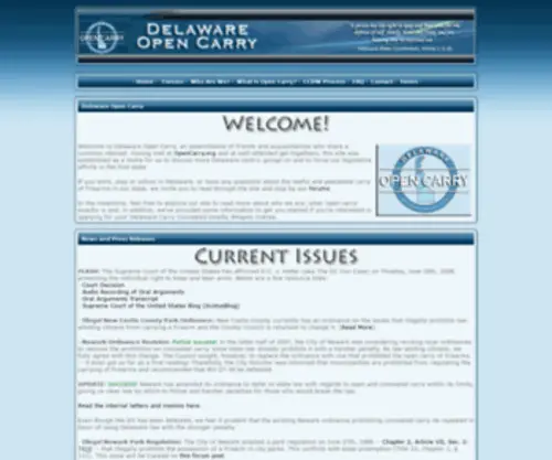 Deloc.org(Delaware Open Carry) Screenshot