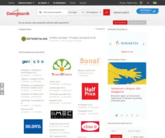 Deloglasnik.si(Prosta delovna mesta) Screenshot