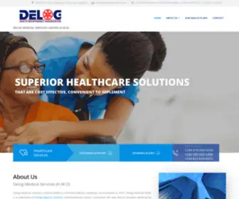 Delogmedicalhmo.com(Delog Medical Services HMO) Screenshot