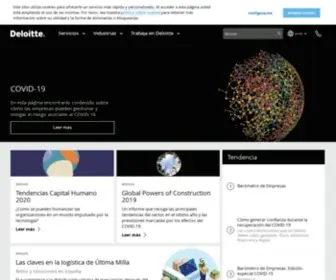 Deloitte.es(Deloitte España) Screenshot