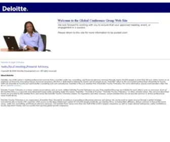 Deloitteconference.com(Audit, Tax, Consulting, Financial Advisory) Screenshot