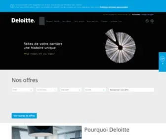 Deloitterecrute.fr(Deloitte Recrute) Screenshot