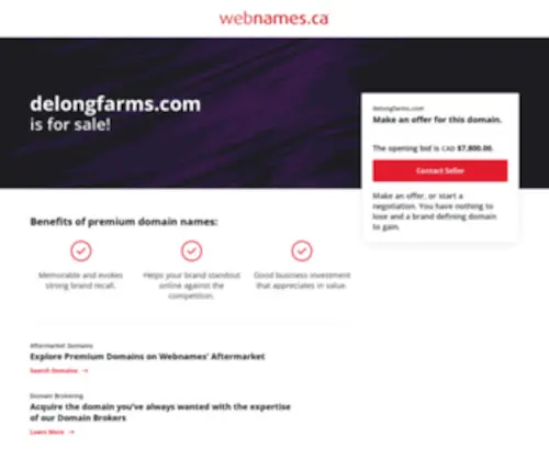 Delongfarms.com(DeLong Farms Christmas Trees and Wreaths) Screenshot