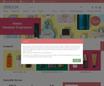 Deloox.com(Perfume & beauty) Screenshot