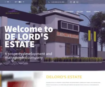 Delordsestate.com(A Real Estate Company) Screenshot