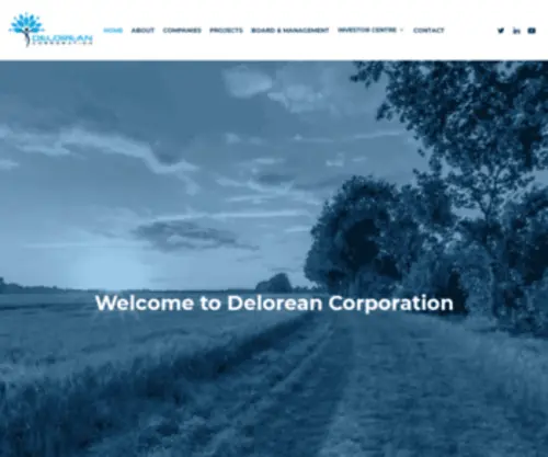 Deloreancorporation.com.au(Delorean corporation) Screenshot