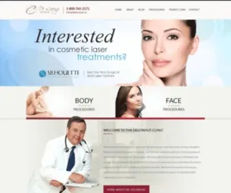 Delorenzi.ca(Skin Laser Clinic Waterloo) Screenshot