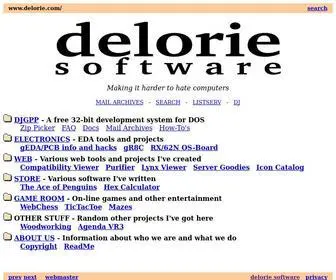 Delorie.com(Delorie software) Screenshot
