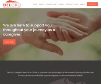 Deloro.org(Del Oro's mission) Screenshot