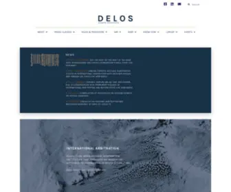 Delosdr.org(Delos Dispute Resolution) Screenshot