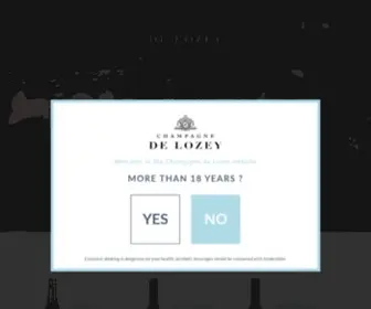 Delozey.com(Champagne de Lozey I Trouvez le Champagne qui vous ressemble) Screenshot