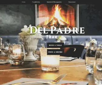 Delpadre.ch(Restaurant Pizzeria Thun) Screenshot