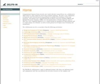 Delph-IN.net(Home) Screenshot
