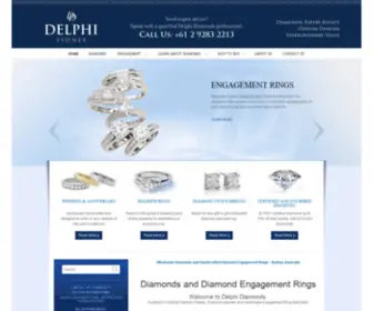 Delphidiamonds.com.au(Wholesale Diamonds and Jewellers in Sydney) Screenshot