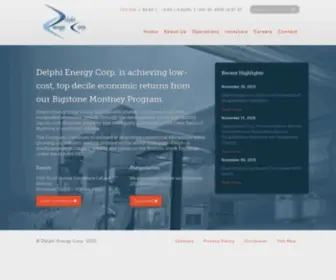 Delphienergy.ca(Delphienergy) Screenshot