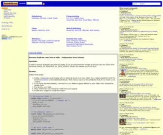 Delphifaq.com(Information on (Category: DelphiFAQ: Software Engineering Know How :: )) Screenshot