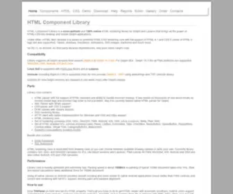 Delphihtmlcomponents.com(HTML Component Library for Delphi) Screenshot