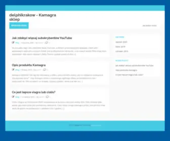 Delphikrakow.pl(Kamagra sklep) Screenshot