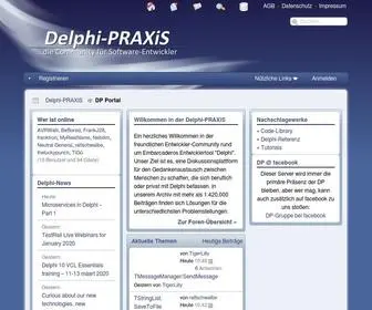 Delphipraxis.net(DP Portal) Screenshot