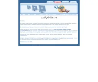 Delphiturkiye.com(Veritabanı) Screenshot