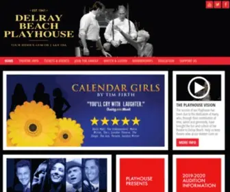 Delraybeachplayhouse.com(Delray Beach Playhouse) Screenshot