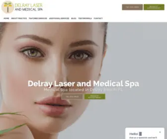 Delraylaser.com(Enhance Your Natural Beauty) Screenshot