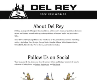 Delreybooks.com(SF & Fantasy) Screenshot