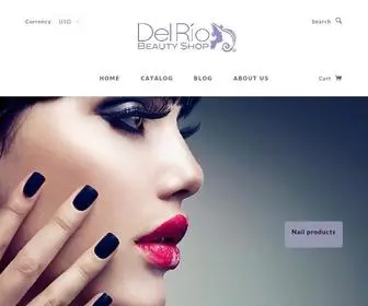 Delriobeautyshop.com(Beauty Shop) Screenshot