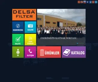 Delsafilter.com.tr(Delsa) Screenshot