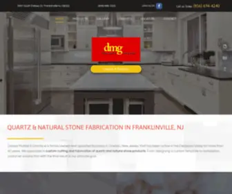 Delseamarblegranite.com(Quartz, Natural Stone Fabrication) Screenshot