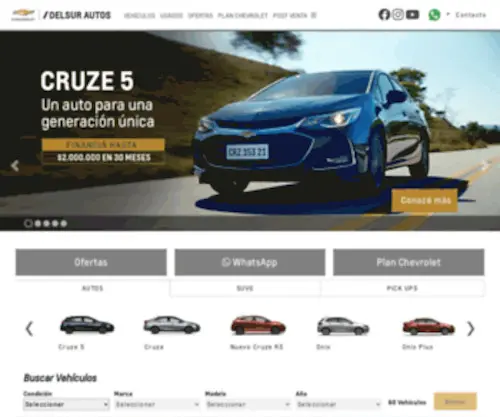 Delsurautos.com.ar(Del Sur Autos) Screenshot