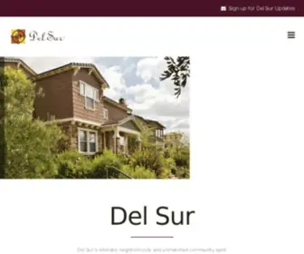 Delsurliving.com(Del Sur Living) Screenshot