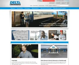 Delta-Elevator.com(Delta Elevator Co Ltd) Screenshot