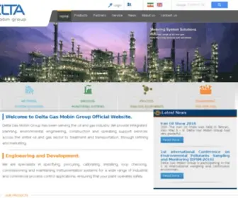 Delta-Gas.com(Delta Gas Mobin Group) Screenshot