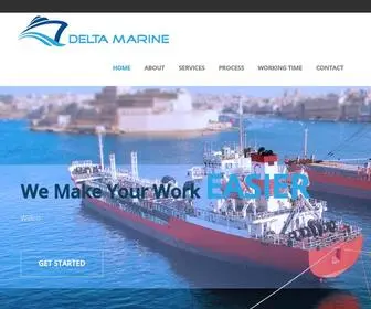Delta-Marineshipping.com(Delta Marine) Screenshot