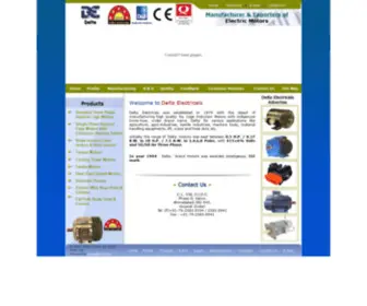 Delta-Motors.com(Sq. cage induction motors) Screenshot