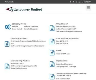 Delta-Spinners.com(Delta Spinners Limited) Screenshot