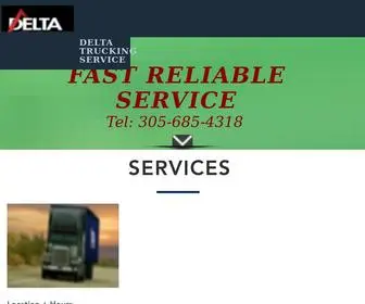 Delta-Trucking.com(Deltatrucking) Screenshot