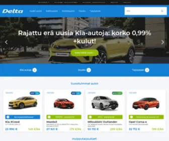Delta.fi(Uudet autot ja vaihtoautot ympäri Suomen) Screenshot
