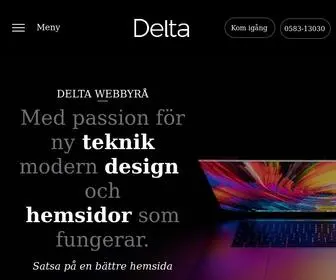 Delta.se(Delta Webbyrå) Screenshot