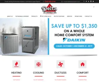 Deltaairsystems.com(Delta Air Systems) Screenshot