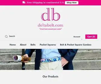 Deltabelt.com(Delta Belt) Screenshot