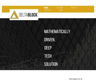 Deltablock.io(Liquidity Provider for the Next Generation of Capital Markets) Screenshot