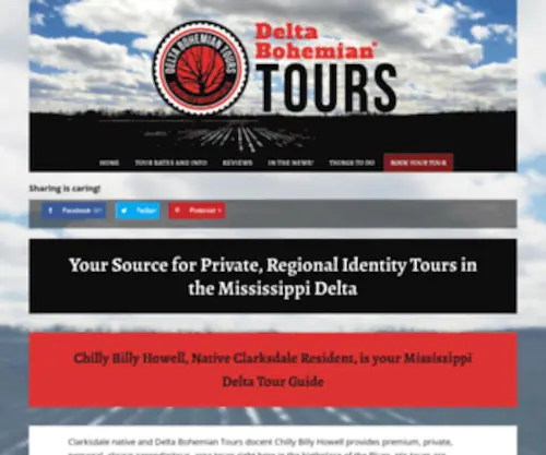 Deltabohemiantours.com(Delta Bohemian Tours) Screenshot