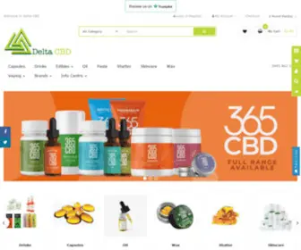 Deltacbd.co.uk(The Home of CBD) Screenshot