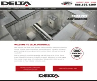 Deltaconcrete.com(Delta Industrial) Screenshot